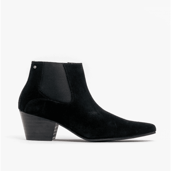 Mens suede cuban heel boots sale