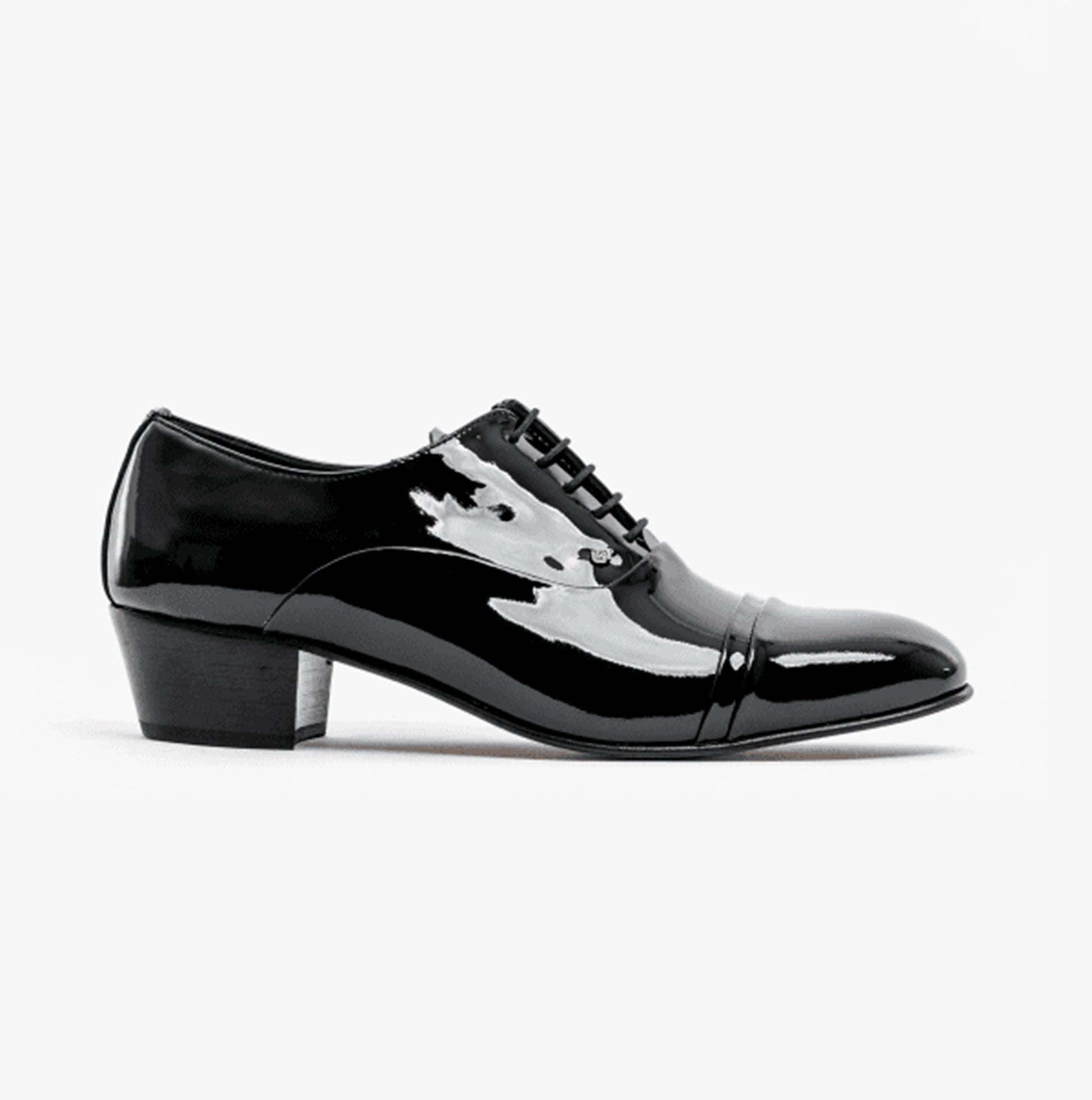 Patent leather best sale lace up oxfords