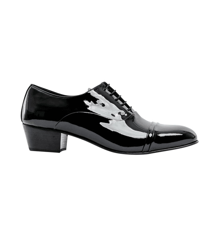 Club Cubano CORDOBA Mens Patent Leather Lace Up Cuban Heel Oxford Shoe