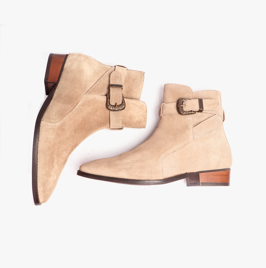 Club Cubano Ricardo Mens Boots Sand