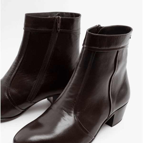 Mens white cuban heel 2025 boots